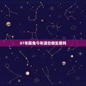 87年属兔今年适合做生意吗，87年属兔适合什么工作