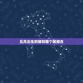 五月出生的猪和哪个属相合，属猪的和什么属相合