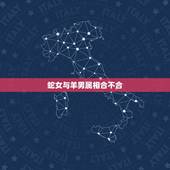蛇女与羊男属相合不合，2001年蛇女和91年羊男配吗