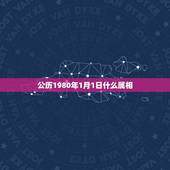 公历1980年1月1日什么属相，1980年1月1日出生的人阳历是多少的
