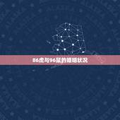 86虎与96鼠的婚姻状况，我女朋友是1996年的属鼠我是1986年属虎