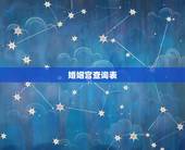 婚姻宫查询表，八字中的配偶宫在哪
