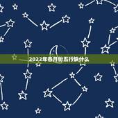 2022年各月份五行缺什么，2022 年是什么命五行属什么