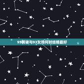 95男猪与93女鸡何时结婚最好，我是属鸡1993年的，和我女朋友199