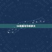 54年属马今年多大，1954年属马的晚年命运