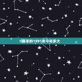 属羊的1991年今年多大，1991年8月21日出生是多少岁