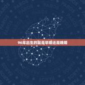 96年出生的鼠是早婚还是晚婚，1984年5月20属鼠宜早婚还是晚婚