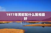 1977年男蛇配什么属相最好，属蛇的男人和什么属相最配