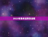 2023年兔年运势及运程，属兔2024年运势及运程