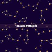 1986年属虎婚配属相，1986女属虎婚配最佳属相