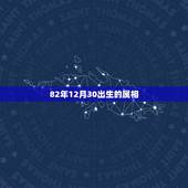 82年12月30出生的属相，1982年农历12月29日出生属相是什么