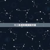 十二生肖的婚姻配对表，生肖配对查询表