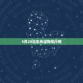 5月28日生肖运势排行榜，易鑫12月5号生肖运势排行榜搜狐星座易鑫