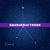 星座运势站在聚光灯下感觉很棒，请星座大师请进。