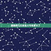 属猴的几几年生人今年多大了，属鼠的都是几几年出生的人