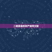 二婚家庭的财产如何分配，二婚夫妻，离婚的财产如何分配？