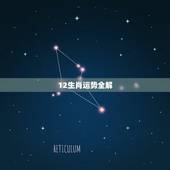 12生肖运势全解，12生肖运势查询