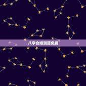 八字合婚测算免费，八字合婚，通过软件等手段测算的免进！