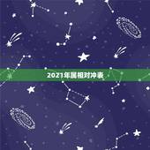 2021年属相对冲表，2021年今天属相是什么