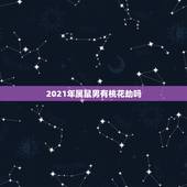 2021年属鼠男有桃花劫吗，84农历七月二十三辰时出生男在2021年有
