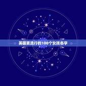 英国更流行的100个女孩名字，英国人女孩的名字大全