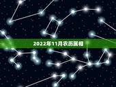 2022年11月农历属相，2022 年10月黄历黄道吉日查询