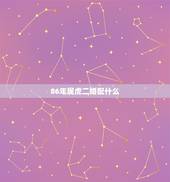 86年属虎二婚配什么，属虎的和什么属相最配呢？