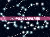 2021年三月份生每天生肖属相，2021年今天属什么生肖？