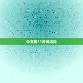 处女座11月份运势，处女座十一月运势，处女座十二月运势