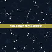 97属牛的男的2023年最佳婚配，1994年男属狗和1997年女属牛婚