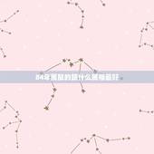 84年属鼠的跟什么属相最好，84年属鼠和什么属相最配