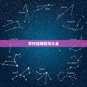 农村结婚四句大全，农村实用技术大全