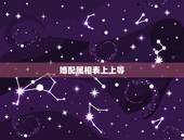 婚配属相表上上等，12生肖属相婚配相配相克表