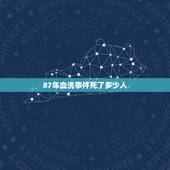 87年血洗事件死了多少人，9.11事件死了多少人？