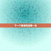 下一个属相鸡是哪一年，生肖鸡年份对照表年龄