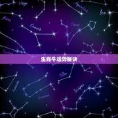 生肖牛运势秘诀，2010年牛的运势怎么样