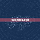 今天生肖冲什么生肖日，今天是什么生肖冲什么生肖