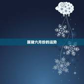 属猪六月份的运势，83年属猪的人六月出生的女性在2015年的运势