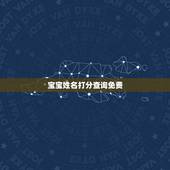 宝宝姓名打分查询免费，给孩子的名字打分