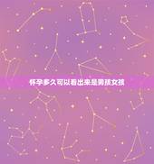 怀孕多久可以看出来是男孩女孩，香港验血鉴别男女只要有7周就可以验了吗