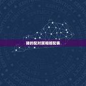 猪的配对属相婚配表，属相婚配表之属猪的和什么属相最配