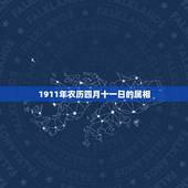 1911年农历四月十一日的属相，1911年属什么生肖