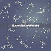 属龙的和属虎的可以婚配吗，属虎和属龙的相配么？