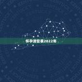 怀孕清宫表2022年，2022虎命太苦
