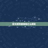 蛇与龙的婚姻是什么婚配，婚姻属相龙与蛇是最佳搭配吗？