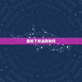 属蛇下月运势如何，天蝎本月运势