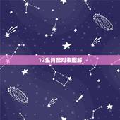 12生肖配对表图解，2022 十二生肖婚姻配对表
