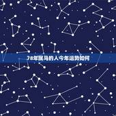 78年属马的人今年运势如何，78年属马的今年财运如何。
