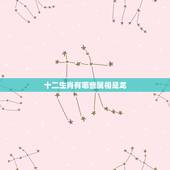 十二生肖有哪些属相是龙，十二生肖中，属龙的与属什么最相生或最相克？