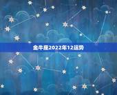 金牛座2022年12运势，金牛座2018年运势详解